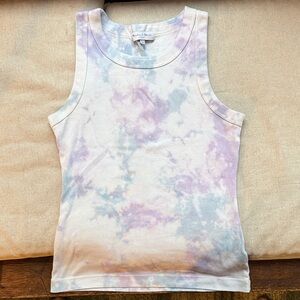 Michael Stars Pastel Tie-Dye Tank